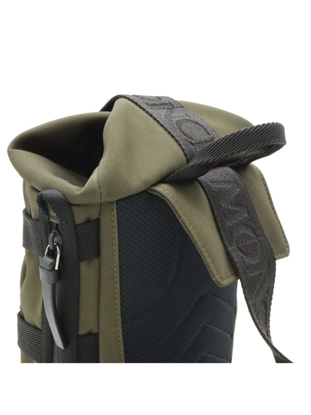 Moncler Argens Mono Belt Bag Backpack Nylon Canvas Khaki Green Black - Picture 4 of 9